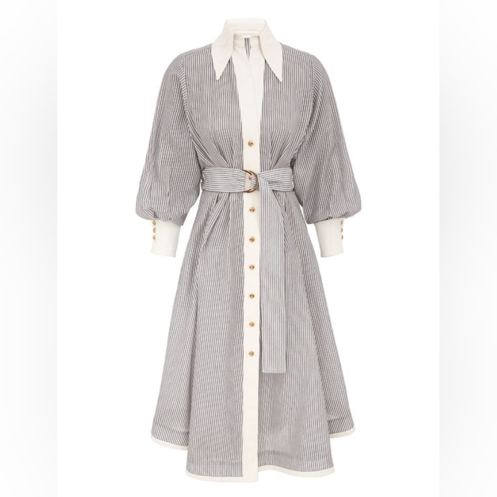 Zimmermann Hypnotic Tuck Midi Dress